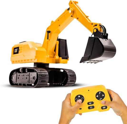 Excavadora eléctrica CAT Digger RC Construcción para niños mayores...