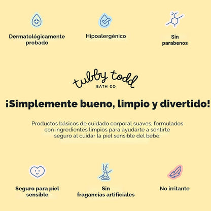 TUBBY TODD Baby Bundle - Conjunto de Cuidado de la Piel para Recién...
