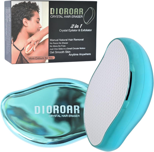 DIOROAR Borrador de pelo de cristal, removedor de pelo de cristal,...
