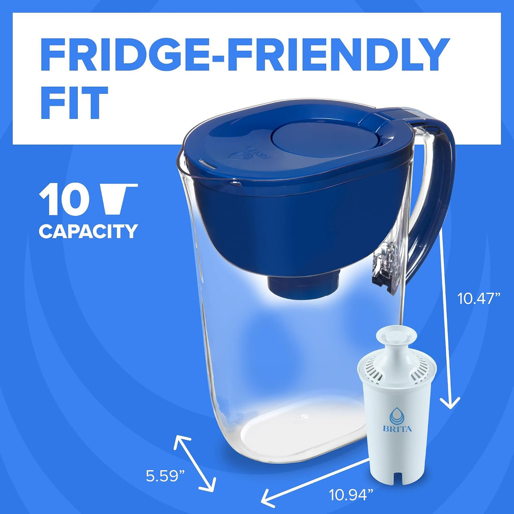 Brita - Jarra grande con filtro de agua para agua potable y grifo c...