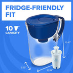Brita - Jarra grande con filtro de agua para agua potable y grifo c...