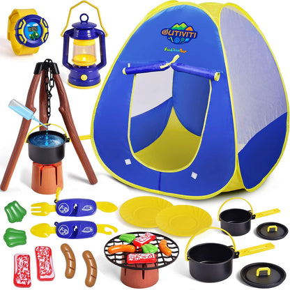 Fun Little Toys Tienda de juegos para niños con juguetes de camping...