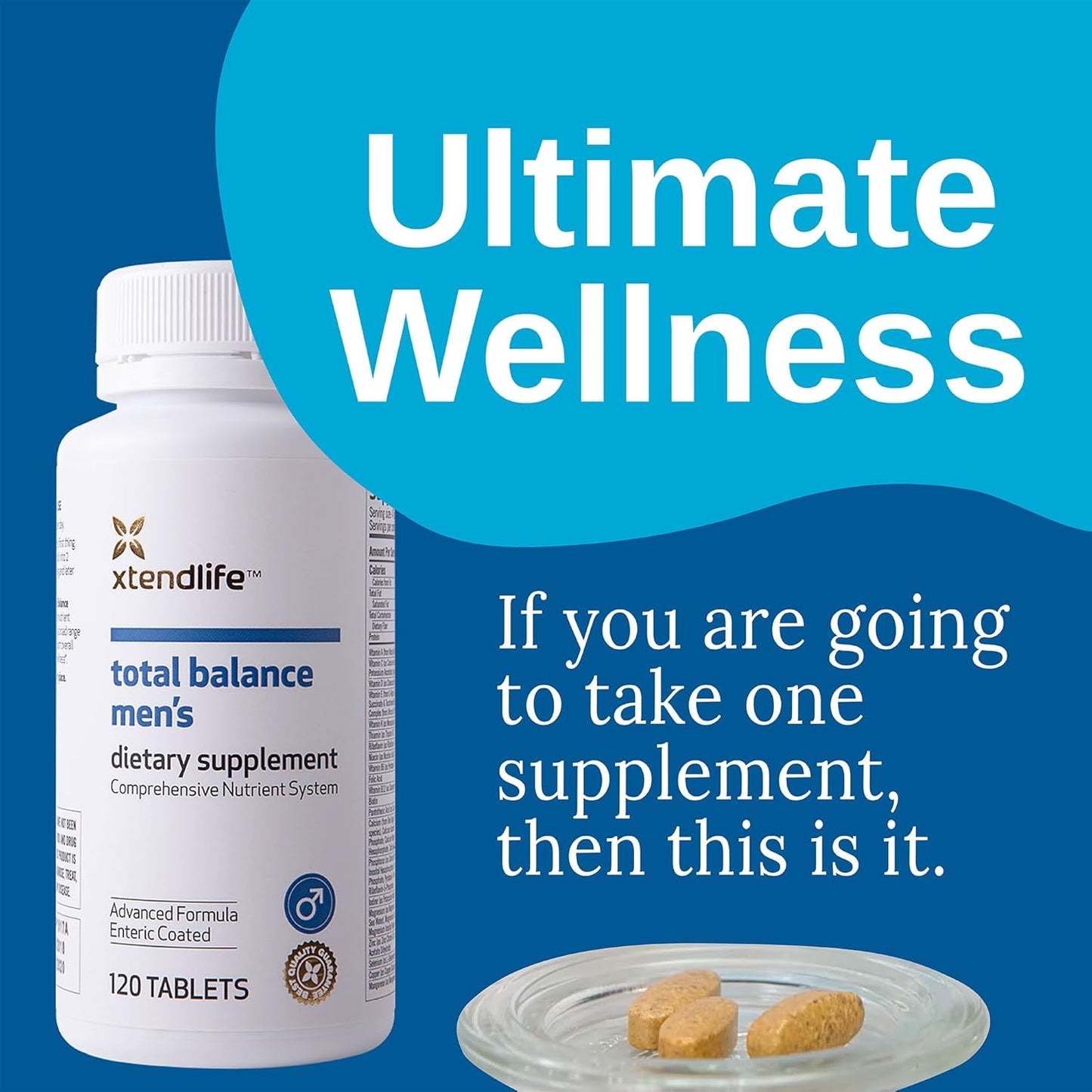 Xtendlife Total Balance Multivitamínico para hombre para la salud i...