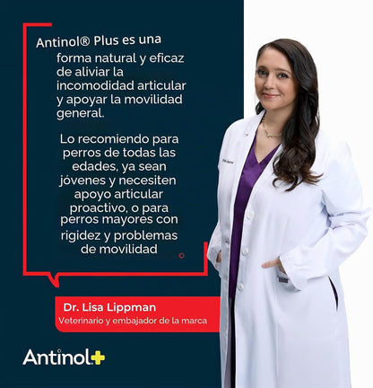 Antinol Plus Mobility - Suplemento para cadera y articulaciones par...