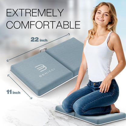 Cómoda almohadilla para arrodillarse en el baño y apoyo para codos...