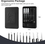 Meidaier Kit de eliminación de puntos negros, extractor de comedona...