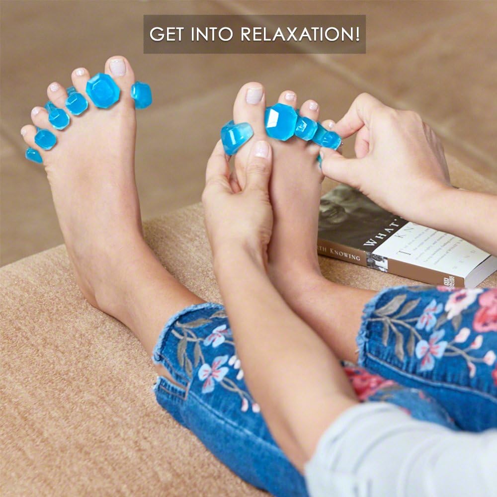 YogaToes GEMS: Estirador y separador de dedos de gel \u2013 La elec...