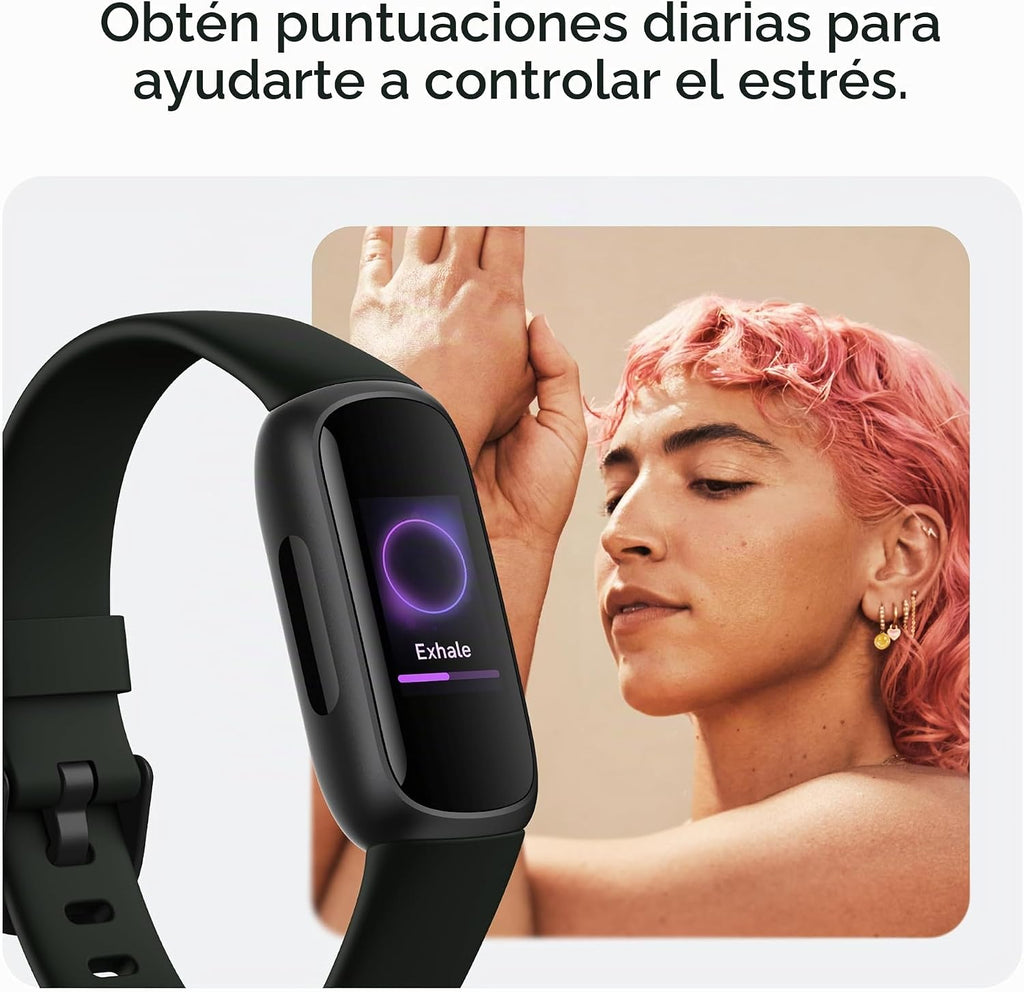 Fitbit Inspire 3 rastreador de salud y fitness con control del estr...