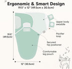 Paquete de 3 sacos de dormir envolventes orgánicos para bebé - Envo...