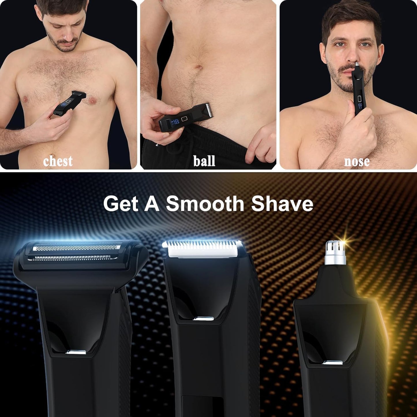 Recortador corporal y de testículos Manscape para hombres, recortad...
