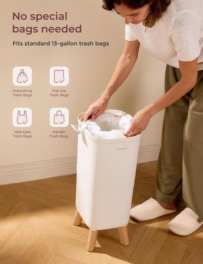 Momcozy Cubo de pañales con control de olores patentado de triple s...