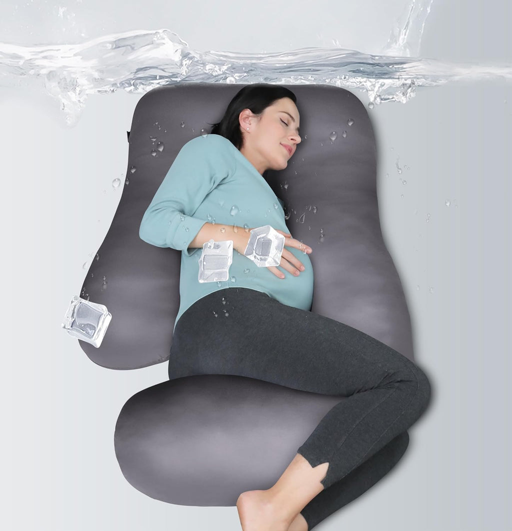 MOON PARK-Almohadas de embarazo y maternidad de cuerpo completo par...