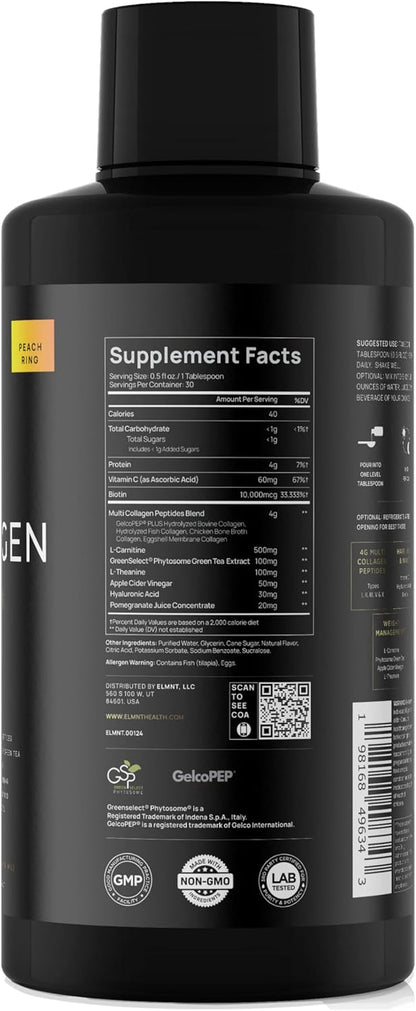Colágeno Líquido Premium para Mujeres Pérdida de Peso y Belleza con...