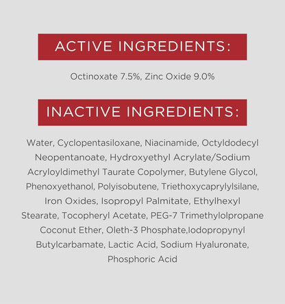 EltaMD Protector Solar Facial con Tinte UV Clear, SPF 46 Libre de Aceite con Óxido de Zinc, Recomendado por Dermatólogos, Relleno de Calcetín