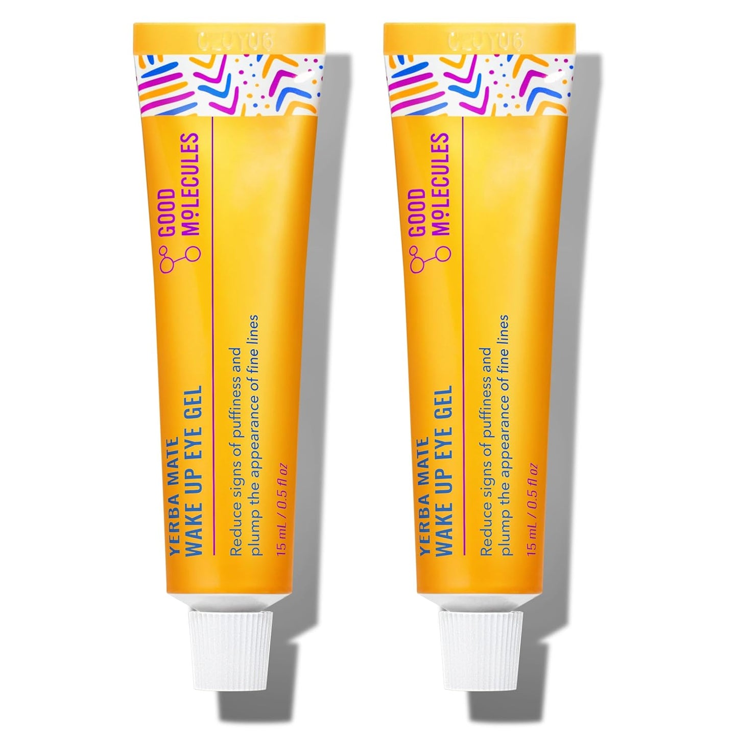 Good Molecules Yerba Mate Wake Up Eye Gel Pack de 2 \u2013 15 ml (0...