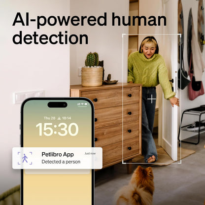 PETLIBRO AI Cámara para mascotas con aplicación de teléfono para in...