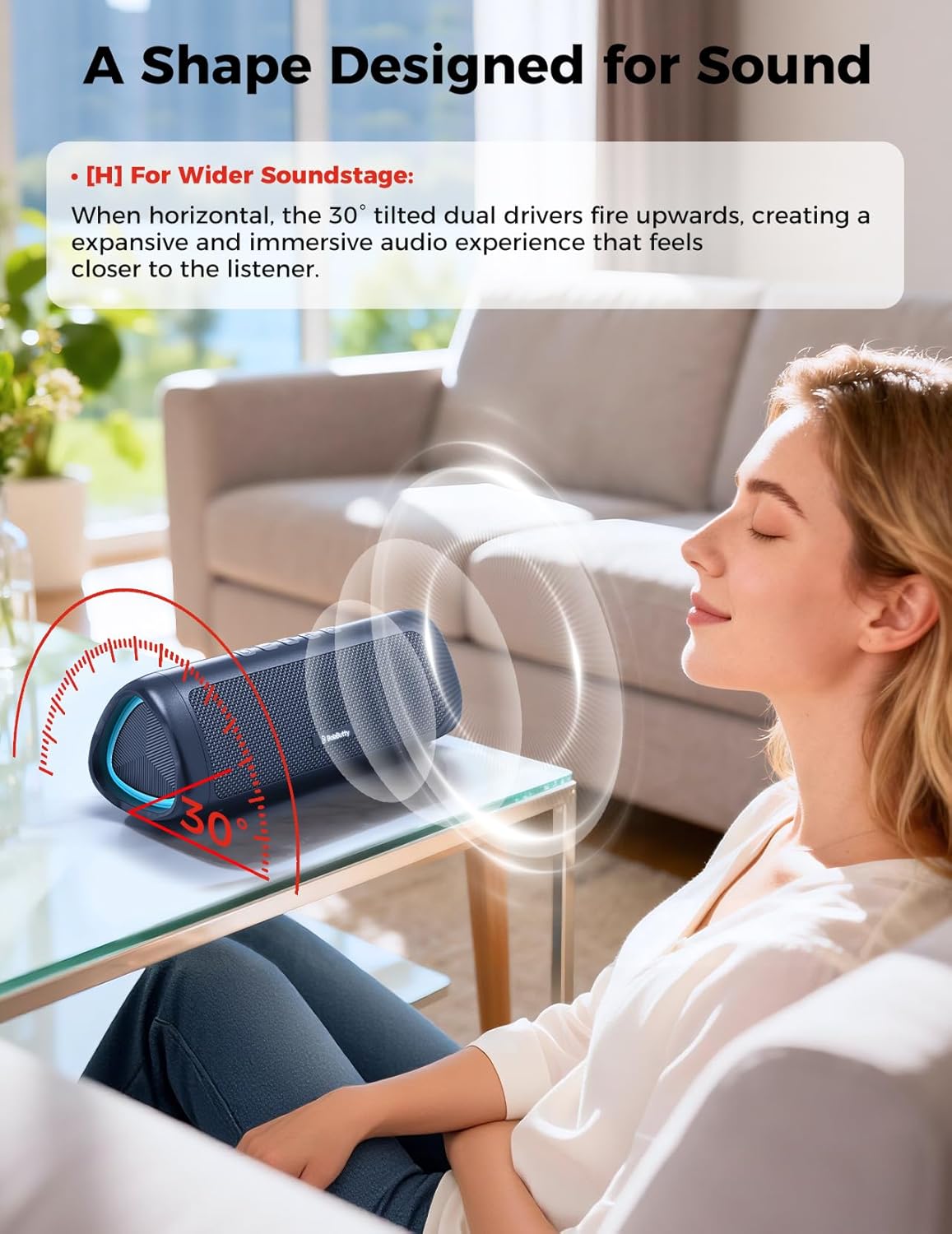 BolaButty Altavoz Bluetooth con sonido HD, inalámbrico portátil, IP...