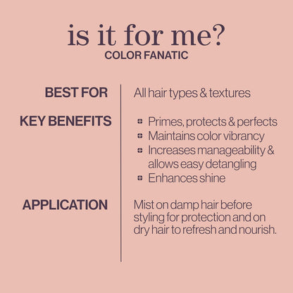 Pureology Color Fanatic - Spray sin enjuague multitarea, 21 benefic...