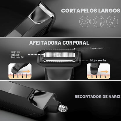 Recortador de Cuerpo y Testículos Manscape para Hombres, Afeitadora...