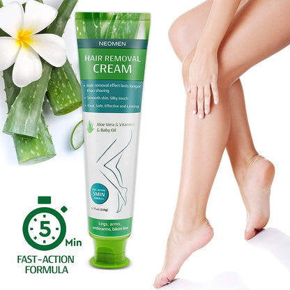 Crema depilatoria para hombres y mujeres: depiladora sin dolor para...