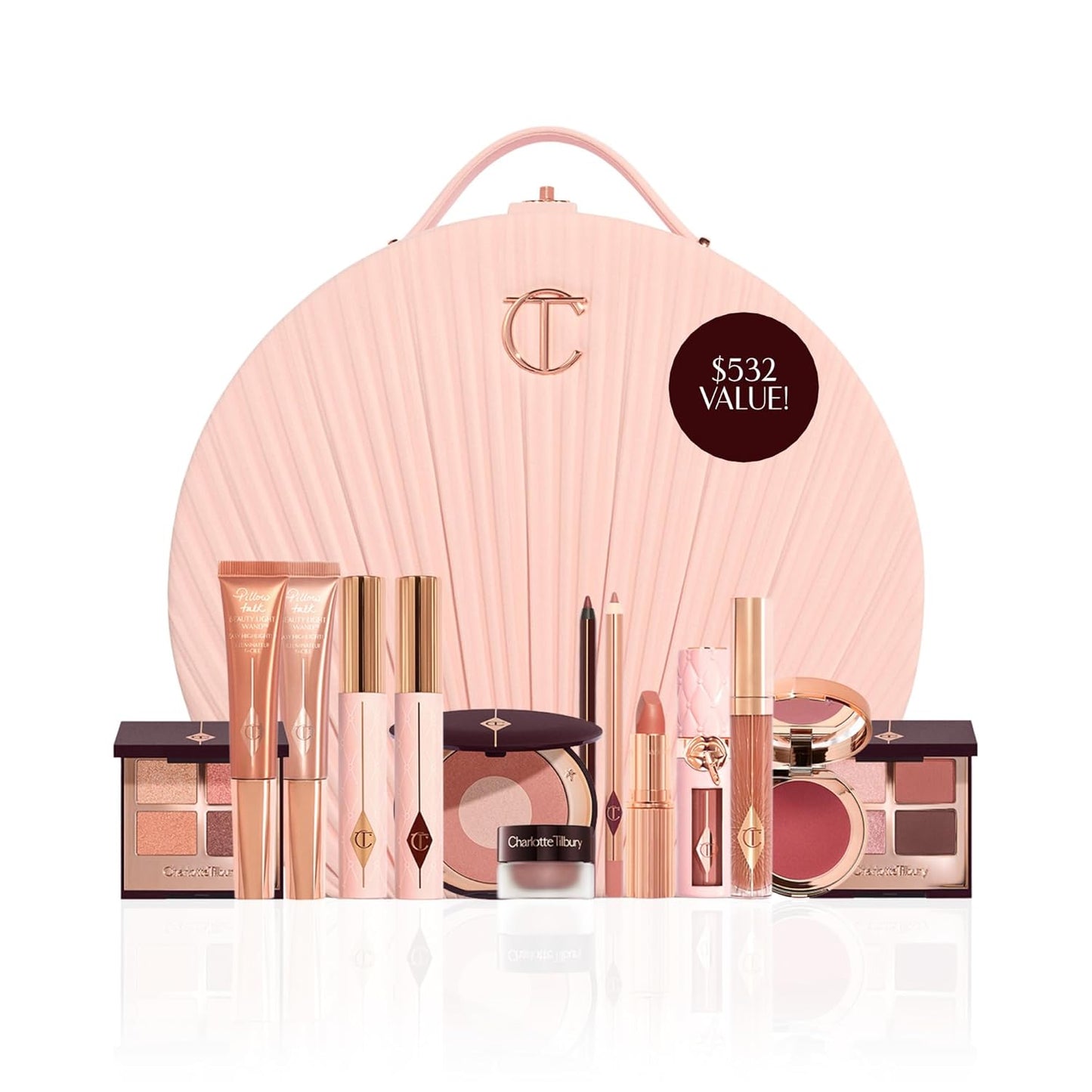 Charlotte Tilbury Pillow Talk Dreams Come True Kit de Maquillaje - Edición Limitada Juego de Regalo de Belleza de 15 Piezas con Esenciales de Maquillaje para Labios, Ojos y Mejillas en Tonos Icónicos