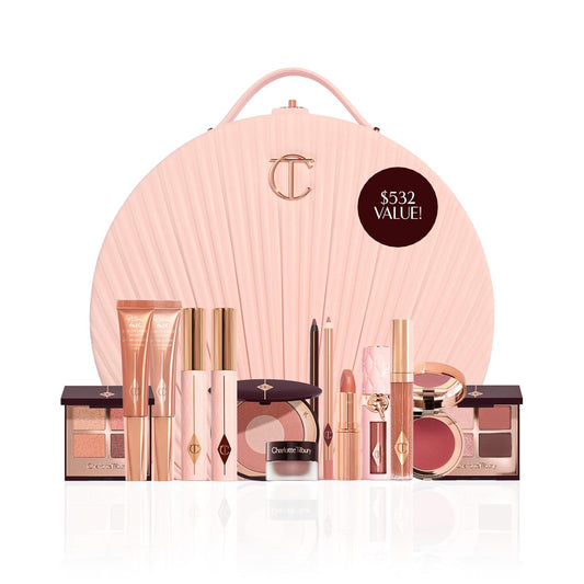 Charlotte Tilbury Pillow Talk Dreams Come True Kit de Maquillaje - Edición Limitada Juego de Regalo de Belleza de 15 Piezas con Esenciales de Maquillaje para Labios, Ojos y Mejillas en Tonos Icónicos