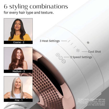 T3 AireBrush One Step Smoothing and Volumizing Hair Blow Dryer Brus...