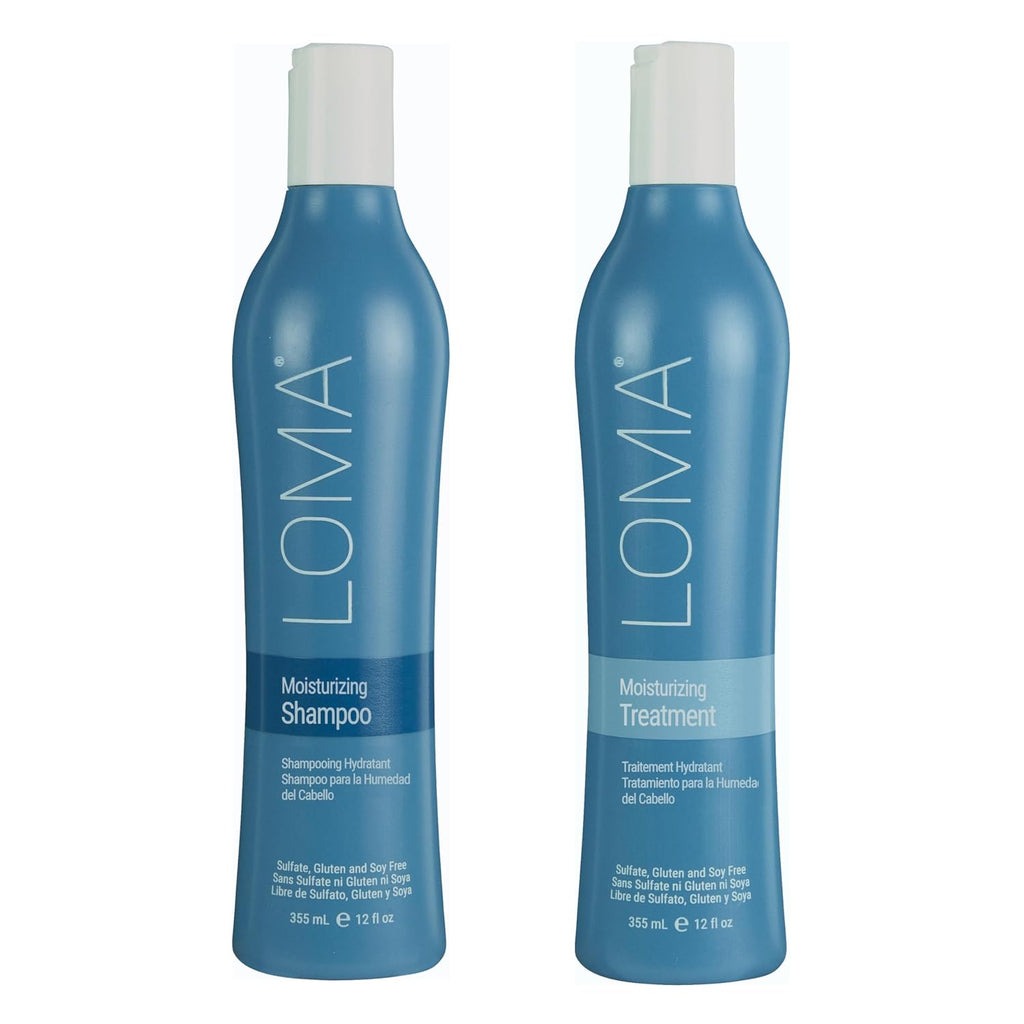 Loma Hair Care Dúo de champú y tratamiento hidratante