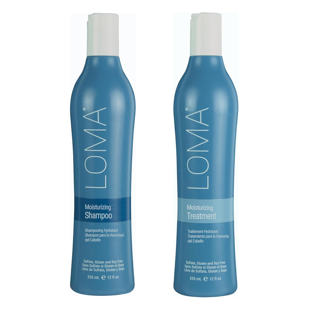 Loma Hair Care Dúo de champú y tratamiento hidratante