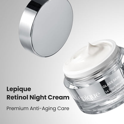 Lepique Crema de noche de retinol de 1.69 onzas \u2013 Crema repara...