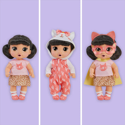 Baby Alive Super BFF Katie Kat Set de Juego de Muñeca Bebé de Vesti...