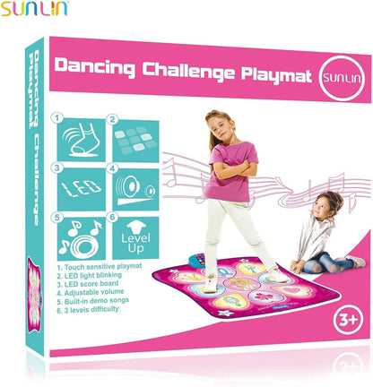SUNLIN Tapete de Baile - Tapete de Juego de Pasos Rítmicos - Almoha...