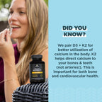 Ancient Nutrition Suplemento de vitamina D, 5,000 UI de vitamina D...