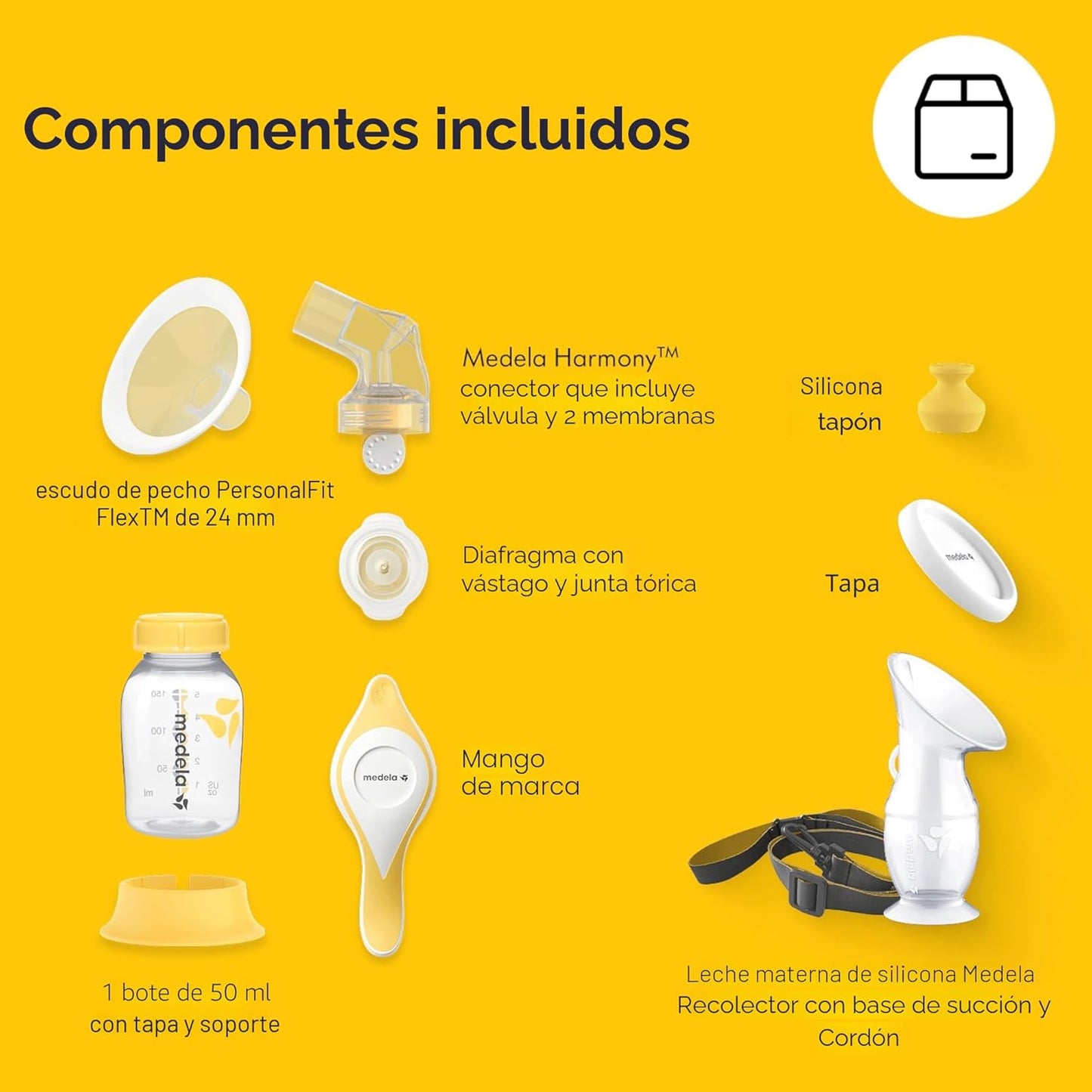 Medela Paquete de par perfecto con extractor de leche manual Medela...