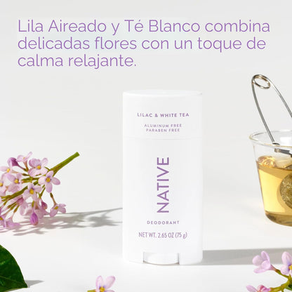 Desodorante Native Contiene Ingredientes Derivados Naturalmente, Co...