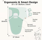 Paquete de 3 sacos de dormir orgánicos para bebé - Mantas envolvent...
