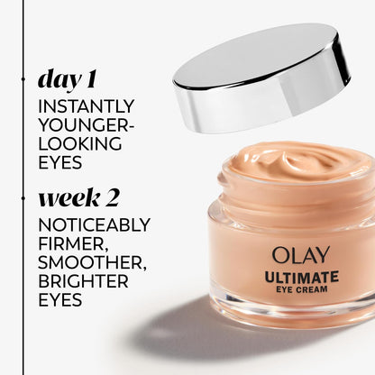 Olay Eyes Ultimate - Crema de ojos para círculos oscuros, arrugas e...