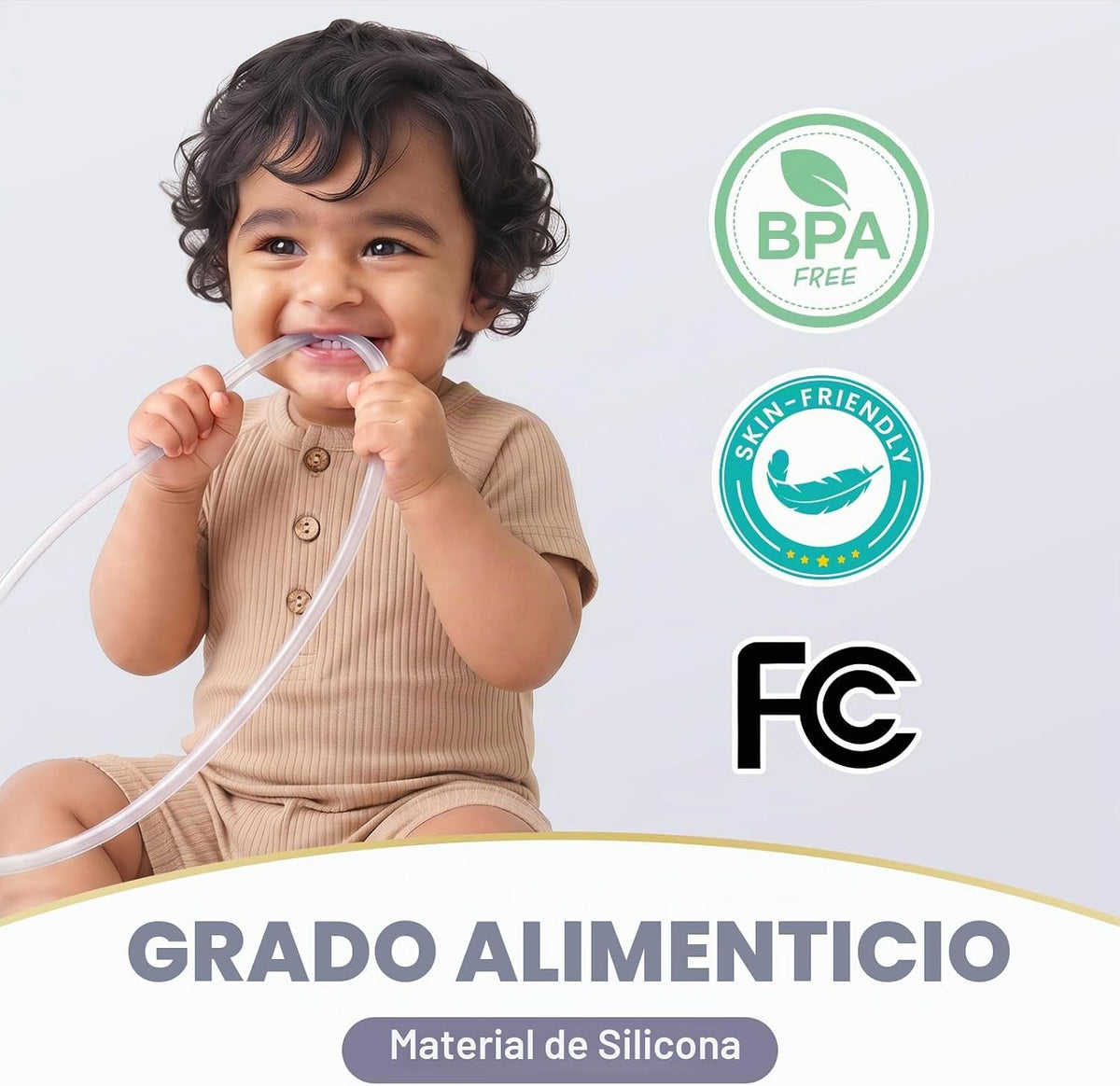 Cosyish Aspirador nasal para bebé, succión fuerte de 78 kPa de grad...