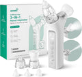 GROWNSY SniffEase Spa - Aspirador nasal 3 en 1 para bebé, aerosol,...