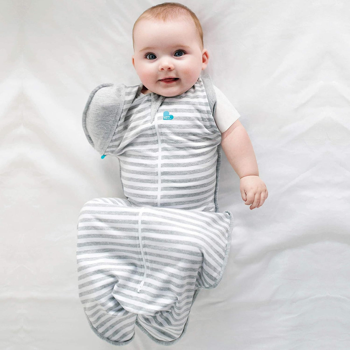 Love to Dream Manta de Transición Swaddle Up, Alas Desmontables con...