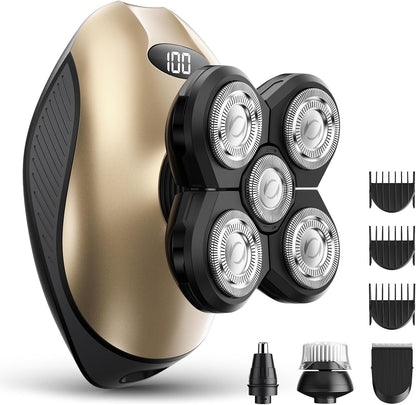 Maquina de Afeitar Eléctrica para Hombres, Afeitadora de Cabello de...