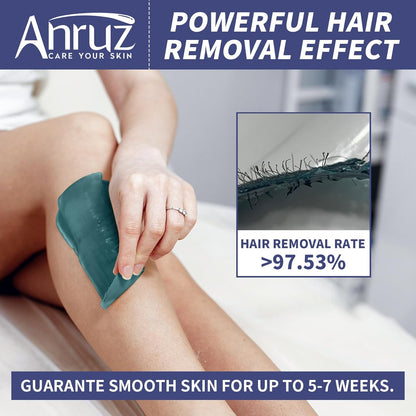 Kit de cera Anruz para mujeres y hombres - Kit de cera para depilac...
