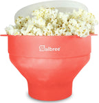 Salbree Tazón plegable de silicona para hacer palomitas de maíz par...