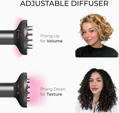 TYMO Secador de pelo con difusor para mujer \u2013 Secador profesio...