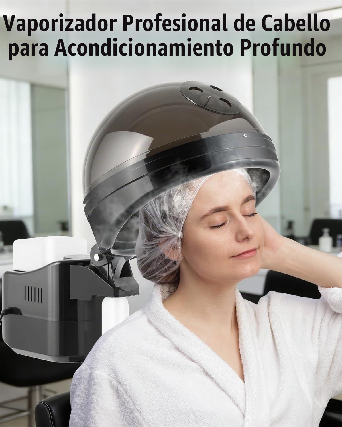 Vaporizador profesional para el cabello de altura ajustable, color...