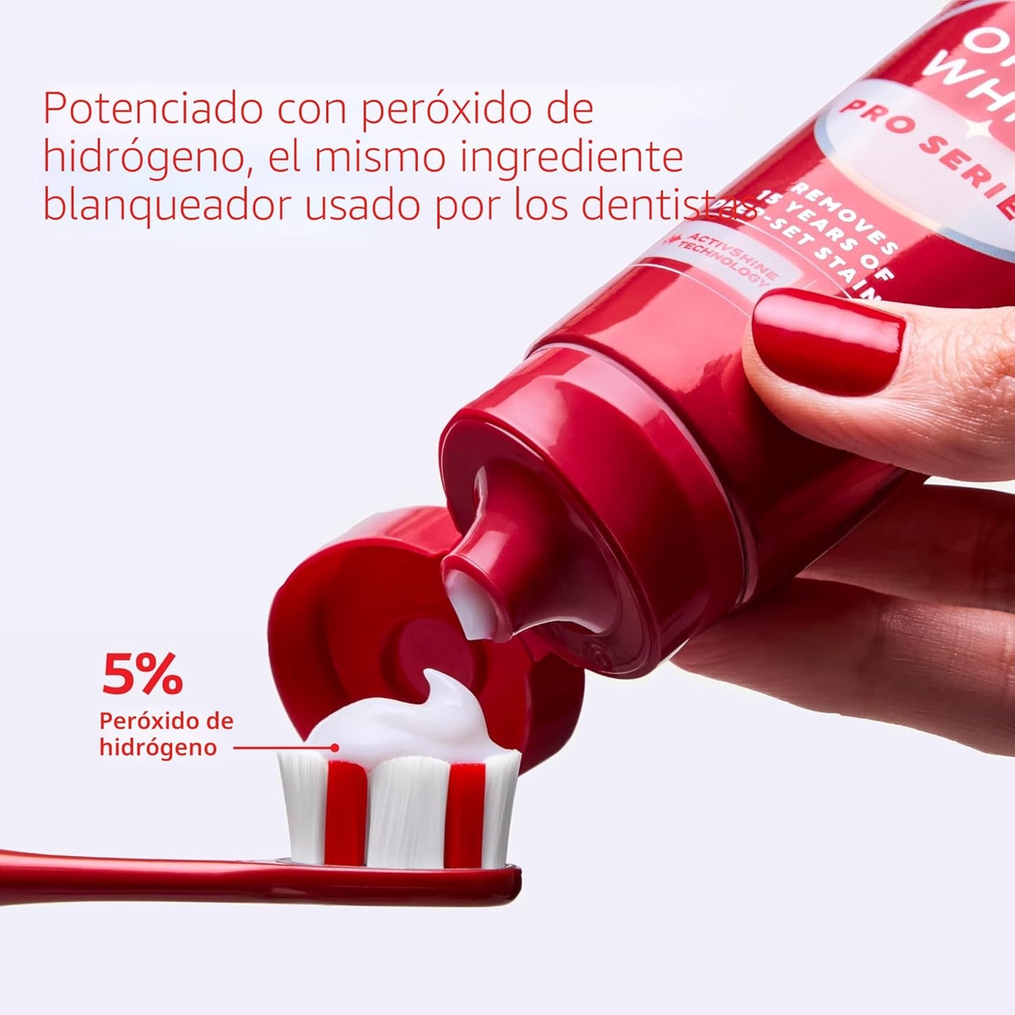 Colgate Optic White Pro Series High Impact White, paquete de 3, pas...