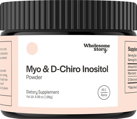 Suplemento en polvo de mio-inositol y D-Chiro inositol para mujeres...