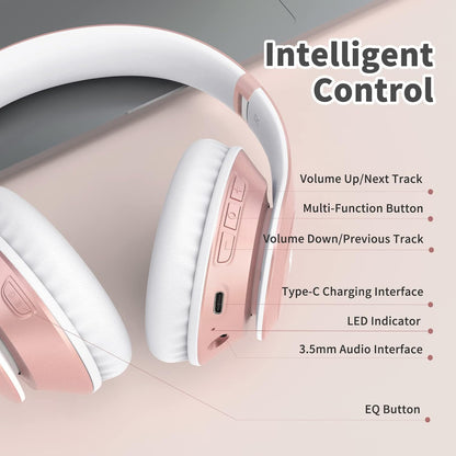 Uliptz Auriculares Bluetooth inalámbricos, tiempo de reproducción d...