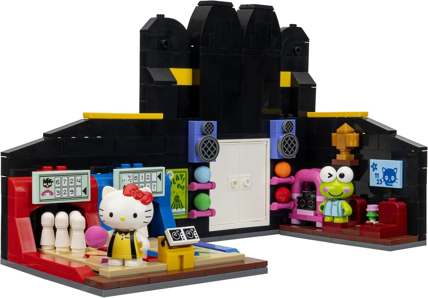 BLDR Hello Kitty y sus amigos, set de construcción de bolera de Bad...