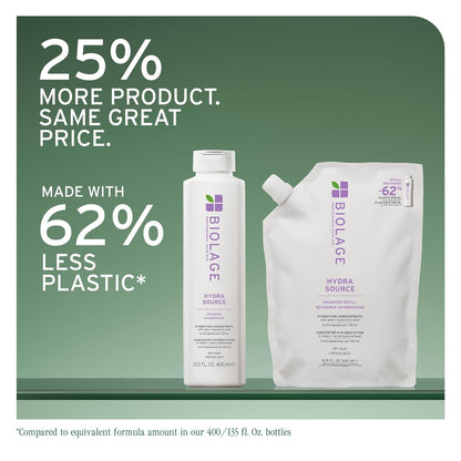 Biolage Hydra Source Shampoo - Softens, Moisturizes &amp; Adds Shin...